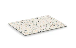 Glasschneideplatte Terrazzo, bunt, 40 x 30 cm