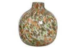 Glasvase, mehrfarbig, 22 cm