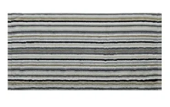 Gästetuch Lifestyle Streifen, kiesel, 30 x 50 cm