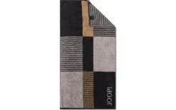 Handtuch Divided Squares, stein, 50 x 100 cm