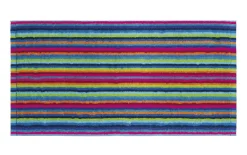 Handtuch Lifestyle Streifen, multicolor dunkel, 50 x 100 cm