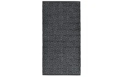 Handtuch Noblesse Elegance Allover, schwarz, 50 x 100 cm