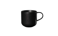 Henkelbecher coppa kuro, Porzellan, schwarz, 9,5 cm