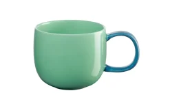 Henkelbecher Joy, Tasse grün/Henkel blau, 0,4 l