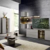 Highboard Audra, Altholzbuche/sand, rechts