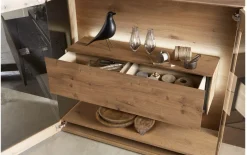 Highboard Caya, Kerneiche Umato gebürstet