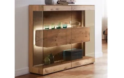 Highboard Caya, Kerneiche Umato gebürstet