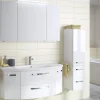 Highboard Fokus 4010, weiß Hochglanz