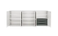 Highboard Kara-System, wollweiß
