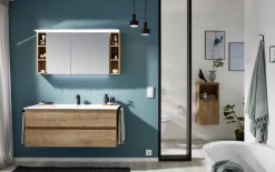 Highboard Kera Plan, Eiche natur Nachbildung