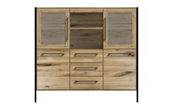 Highboard Namur, Charakter-Eiche massiv