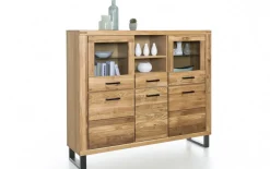 Highboard Tina, Eiche teilmassiv geölt