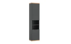Hängeschrank Nuaro, anthrazit/Eiche-Nachbildung