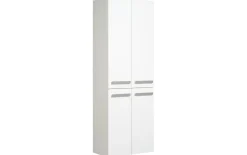 Hochschrank Fokus 4005 in polarweiß Hochglanz Lack