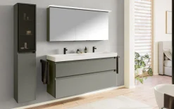 Hochschrank Moyo, betongrün, inkl. Softclose Funktion