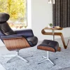 Hocker Timeout, schwarz/Walnuss