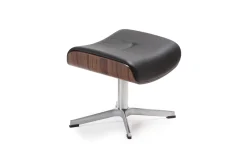 Hocker Timeout, schwarz/Walnuss