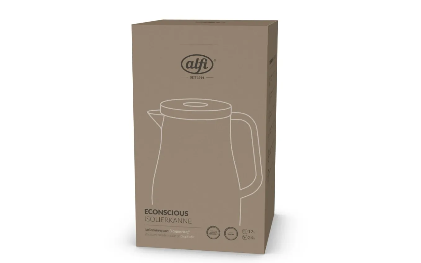Isolierkanne Econscious, oatmeal beige, 1000 ml