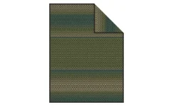 Jacquard Decke Granby, Baumwollmischgewebe, grün, 150 cm x 200 cm