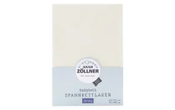 Jersey Spannbettlaken ecru, für Babymatratzen 60 x 120 bis 70 x 140 cm