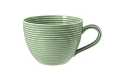 Kaffeeobertasse Beat in salbeigrün