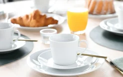 Kaffeeservice Base, weiß, 18-teilig