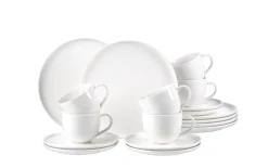 Kaffeeservice Skagen, weiß, 18-teilig