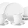 Kaffeeservice Terra, weiß, 18-teilig