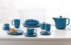 Kaffeetasse Jasper, ozeanblau, 240 ml