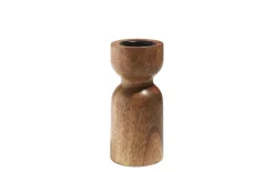 Kerzenhalter, braun, 15 cm