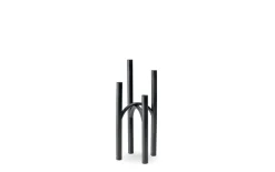 Kerzenhalter für 4 Kerzen, schwarz, 48,5 cm