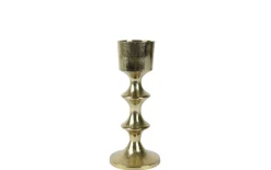 Kerzenhalter, goldfarbig, 30,5 cm