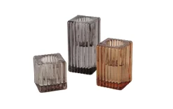 Kerzenleuchter Set Nira, bunt, 3tlg