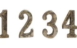 Kerzenpin-Set, goldfarbig, 4-teilig