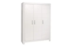 Kleiderschrank Fiona, weiß, 157 x 203 cm