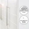 Kleiderschrank Nele, weiß/Artisan Eiche-Nachbildung, inkl. Kleiderstange