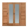 Kleiderschrank Pia, Buche-Nachbildung, 202 x 205 cm