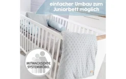 Kombikinderbett Nele, weiß/Artisan Eiche-Nachbildung, inkl. Höhenverstellung