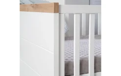 Kombikinderbett Nele, weiß/Artisan Eiche-Nachbildung, inkl. Höhenverstellung