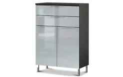 Kommode Corus, graphit/silbergrau
