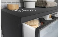 Kommode Corus, graphit/silbergrau