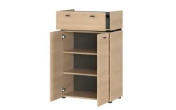 Kommode Modesto, Eiche Nachbildung, 60 cm