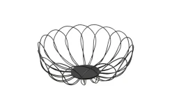 Korbset Floria, schwarz, 2-teilig
