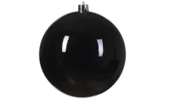 Kugel schwarz glanz, 14 cm