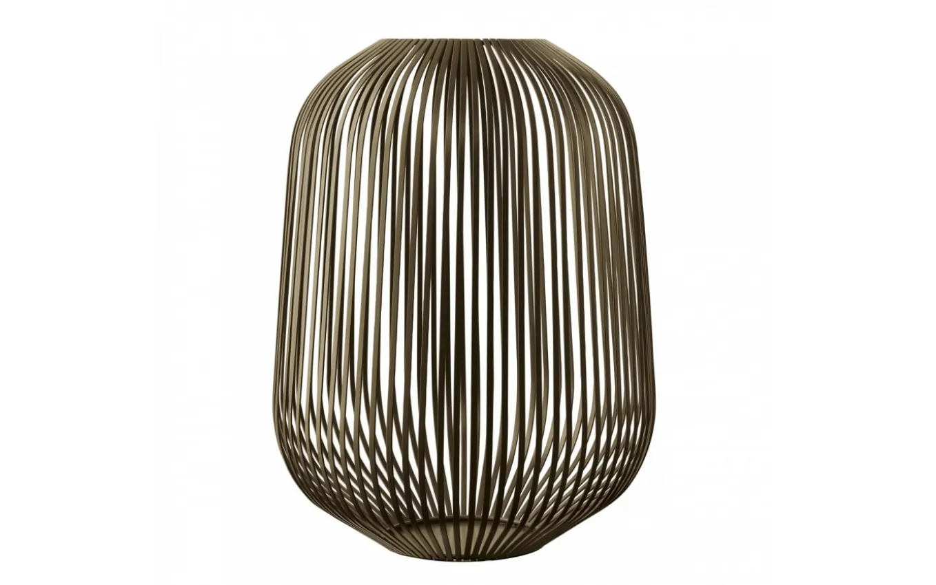 Laterne Lito, burned metal, 45 cm