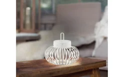 LED-Akkupendelleuchte Akuba, 25 cm, weiß, inkl. Memoryfunktion