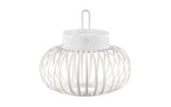 LED-Akkupendelleuchte Akuba, 25 cm, weiß, inkl. Memoryfunktion