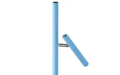 LED-Akku-Standleuchte Streak, blau, 134 cm, inkl. Tastdimmer