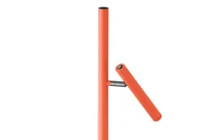 LED-Akku-Standleuchte Streak, orange, 134 cm, inkl. Tastdimmer