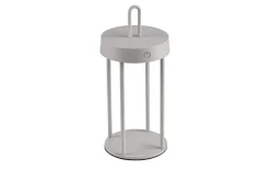 LED-Akkutischleuchte Anselm, greige, 28,4 cm, inkl. Memoryfunktion